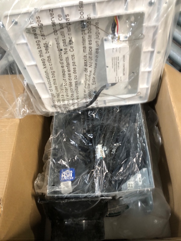 Photo 1 of (USED) Homewerks 7141-110-G4 Bathroom Fan Integrated LED Light Ceiling Mount