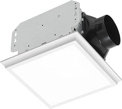 Photo 1 of (USED) Homewerks 7141-110-G4 Bathroom Fan Integrated LED Light Ceiling Mount