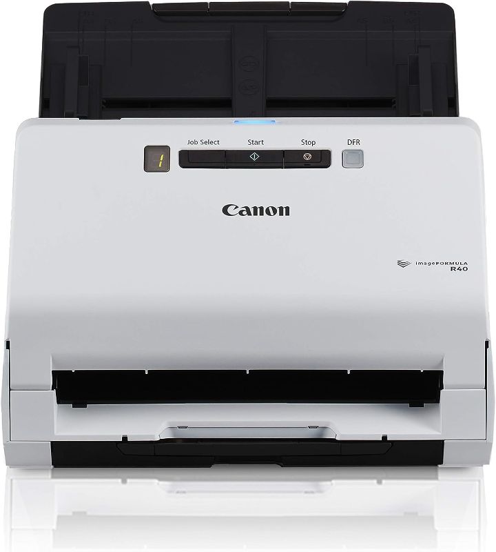 Photo 1 of *SEE NOTES* Canon imageFORMULA R40 Office Document Scanner For PC and Mac, Color Duplex Scanning, Includes Scanning Software R40 Document Scanner