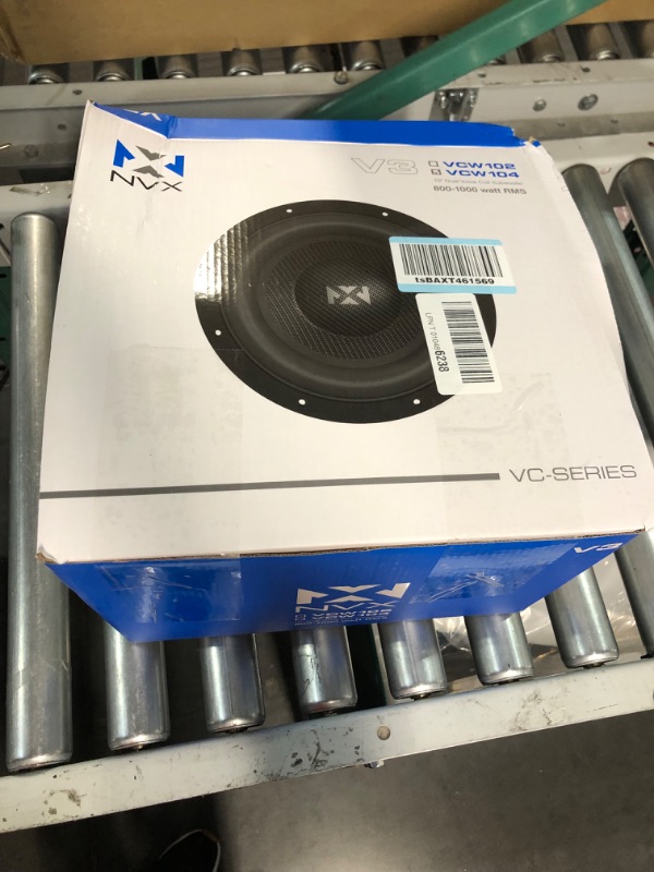 Photo 2 of NVX VCW104v3 10" 1600 Watt Peak (800W RMS) Dual 4-Ohm VC-Series Car Subwoofer (VCW104 Version 3) 10" Dual 4-Ohm