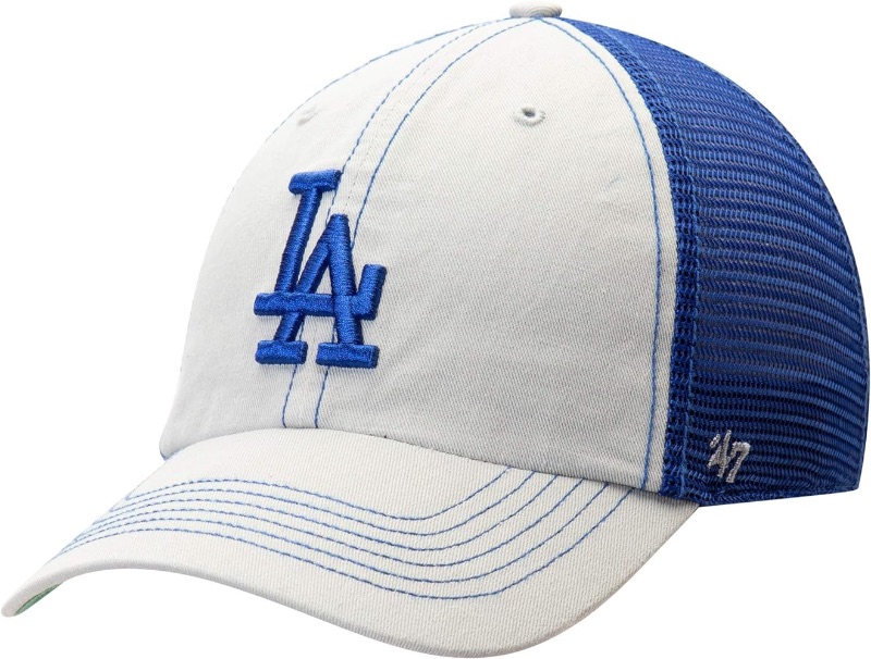 Photo 1 of *STOCK PHOTO INCORRECT* 3 Kids hat Los Angeles Dodgers Trawler Clean Up Adjustable Hat - WHITE/BLUE