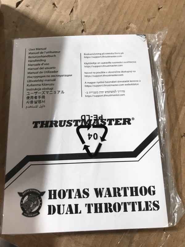 Photo 6 of THRUSTMASTER Hotas Warthog Dual Throttles (PC DVD)(Black) Single