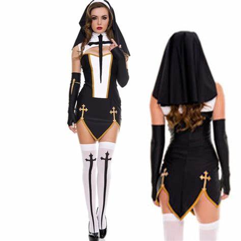 Photo 1 of Nurse Nun Cosplay Costume Party Costume SIZE SMALL