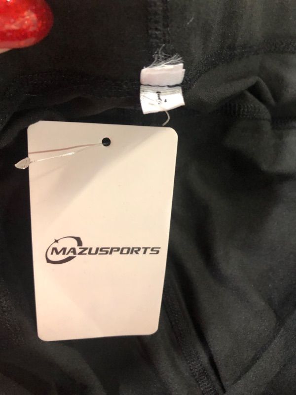 Photo 1 of MAZUSPORTS Women's Maternity Yoga Shorts Over The Belly Active Comfy Biker Workout Running Athletic Shorts Side Pockets 5"/9" Large 5" Black