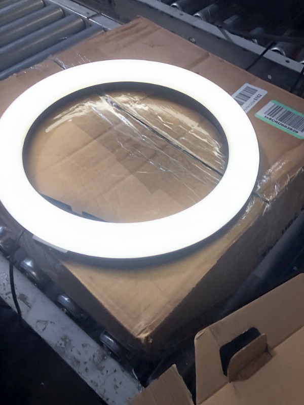 Photo 3 of 13" Selfie Ring Light with 63" Stand and Phone Holder 13 Inch Floor Ringlight