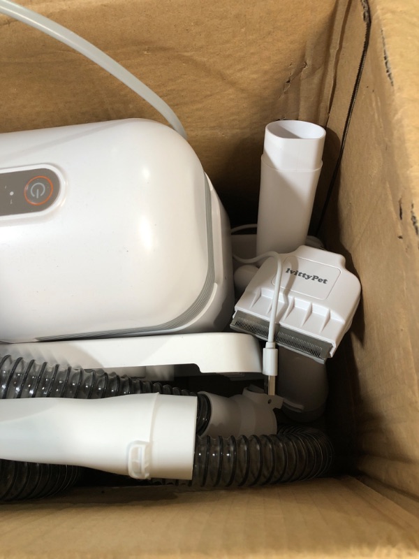 Photo 1 of *TURNS ON ** lvittyPet Dog Grooming Kit & Pet Hair Vacuum 2 in 1(Low Noise) Professional Pet Grooming Vacuum with Powerful Suction 1.8L,5 Pet Grooming Tools for Dogs Cats Vacuum for Shedding Grooming