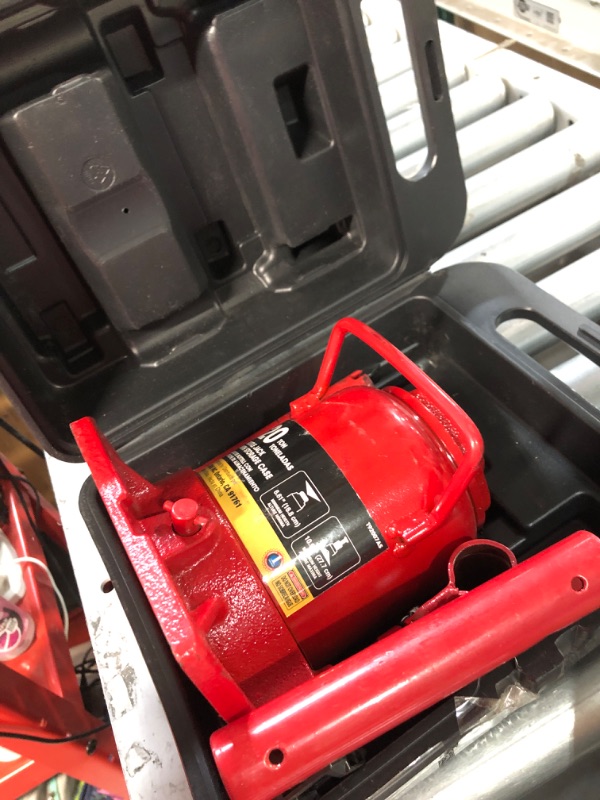 Photo 3 of BIG RED T92007S Torin Hydraulic Bottle Jack with Carrying Case, 20 Ton (40,000 lb) Capacity 20 Ton / storage case