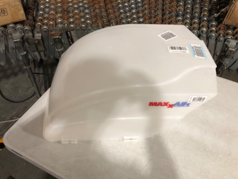 Photo 3 of *MISSING GRILL* Maxxair 00-955001 White Fanmate Cover with Ez Clip Hardware