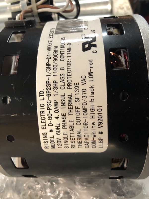 Photo 5 of Master Flow MOTOR30BD Replacement Motor for 30 in. Belt Drive Whole House Fan