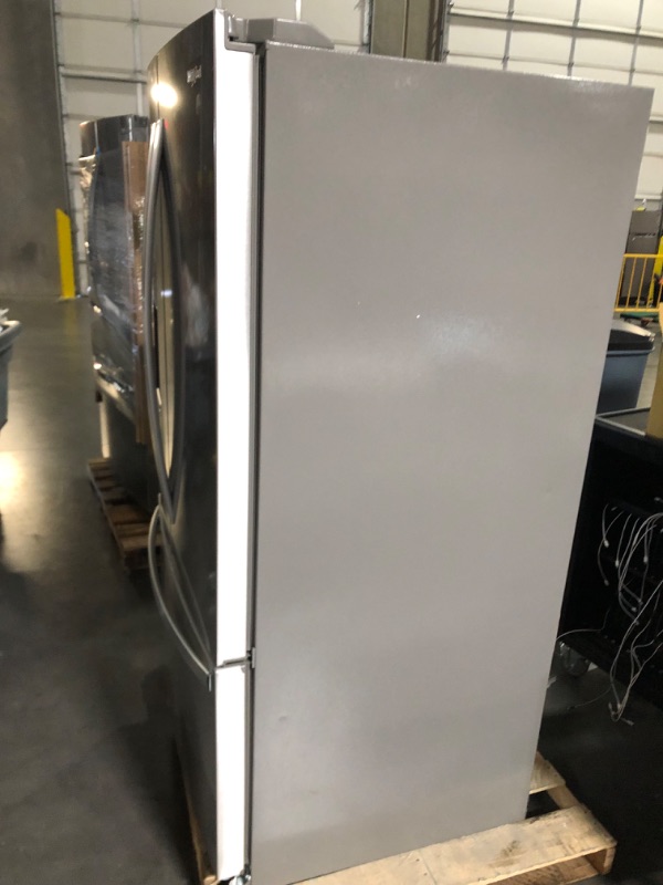 Photo 6 of **NO POWER**Whirlpool 26.8-cu ft French Door Refrigerator with Dual Ice Maker (Fingerprint Resistant Stainless Steel) ENERGY STAR