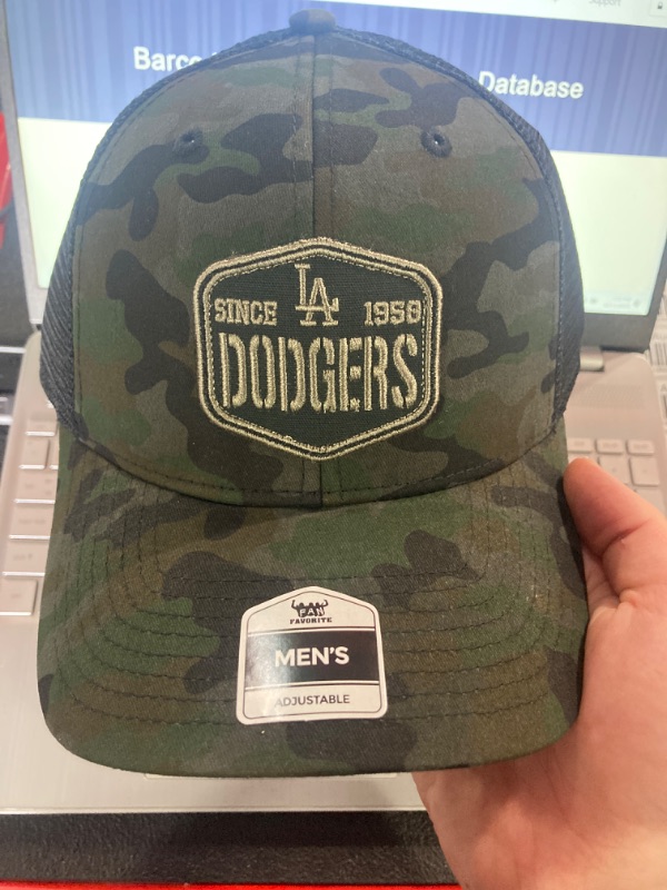 Photo 1 of Dodgers Trucker Camo Hat Adjustable 