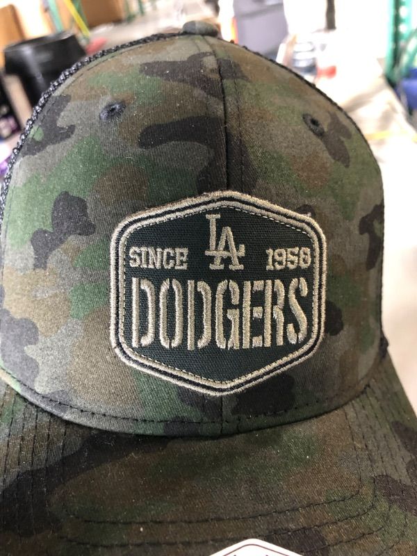 Photo 1 of Los Angeles Dodgers camo since 1958 trucker hat