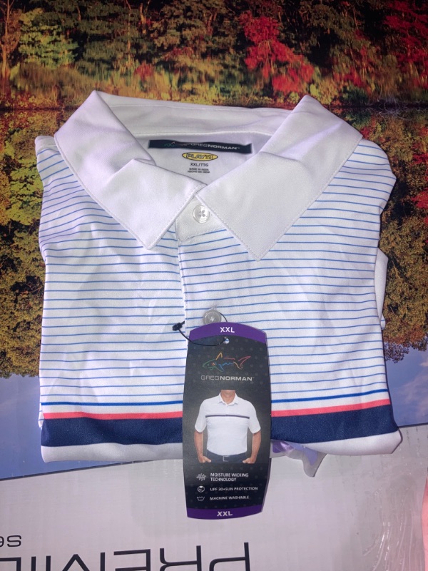 Photo 2 of *MINOR STAIN*
Greg Norman Men's Performance Golf Polo XXL 