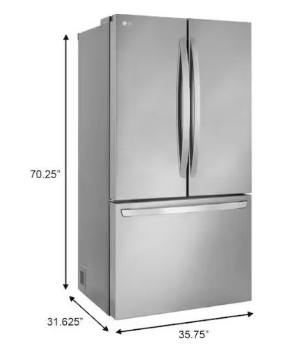 Photo 1 of 27 cu. ft. Smart Counter-Depth MAX™ French Door Refrigerator