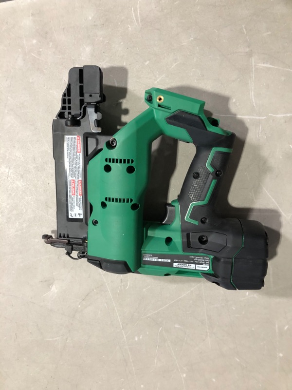 Photo 11 of ***USED - UNTESTED - SEE NOTES***
Metabo HPT 18V MultiVolt Cordless Brad Nailer | Includes 1-18V, 3.0 Ah Lithium Ion Battery 