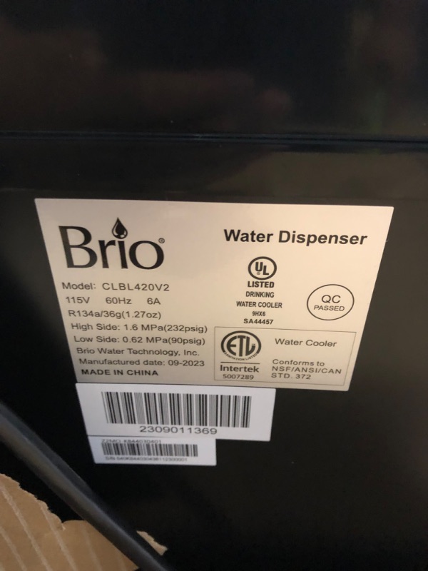 Photo 6 of *PARTS ONLY DOES NOT FUNCTION*
Brio Bottom Loading Water Cooler Water Dispenser