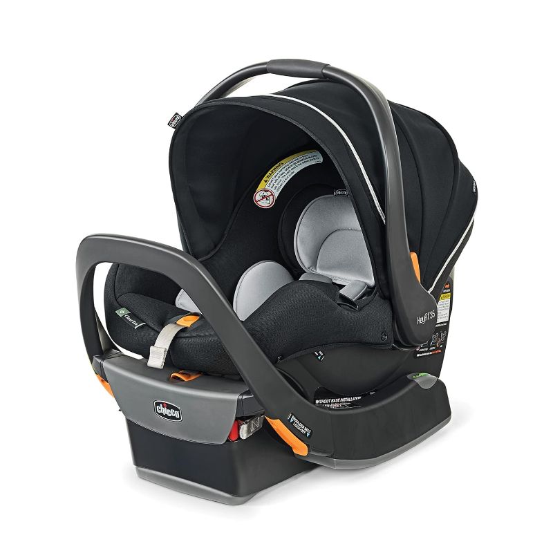 Photo 1 of Chicco KeyFit 35 Zip ClearTex Infant Car Seat - Obsidian | Black