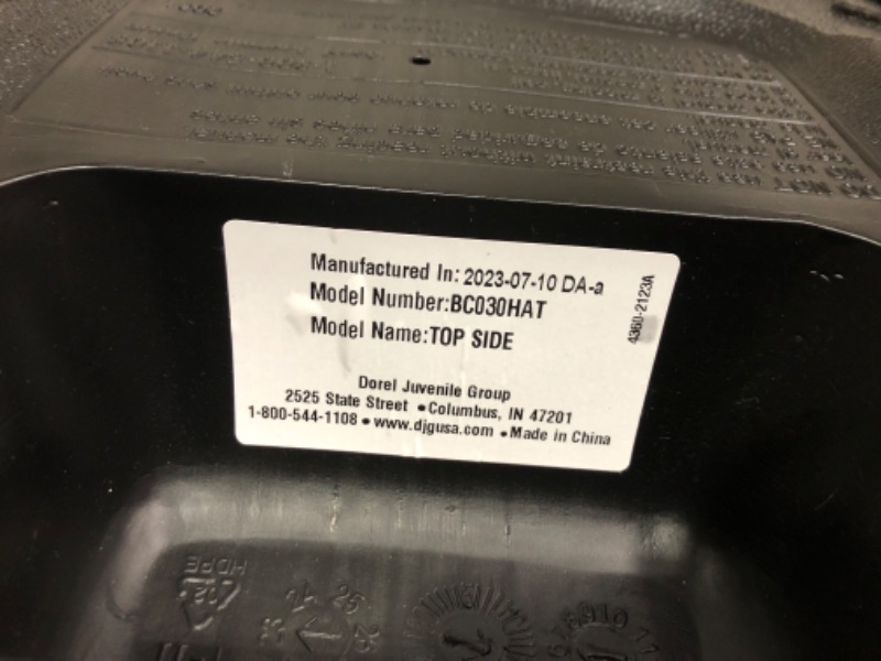 Photo 1 of Cosco Topside Backless Booster Car Seat, Lightweight 40-100 lbs, Rainbow