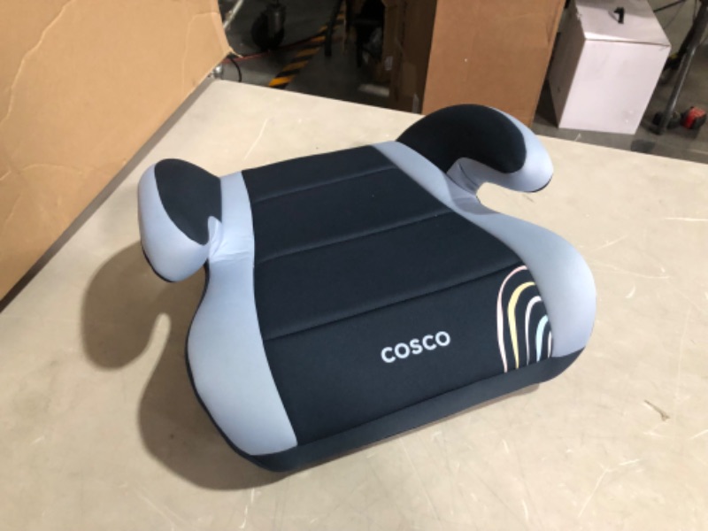 Photo 1 of Cosco Topside Backless Booster Car Seat, Lightweight 40-100 lbs, Rainbow