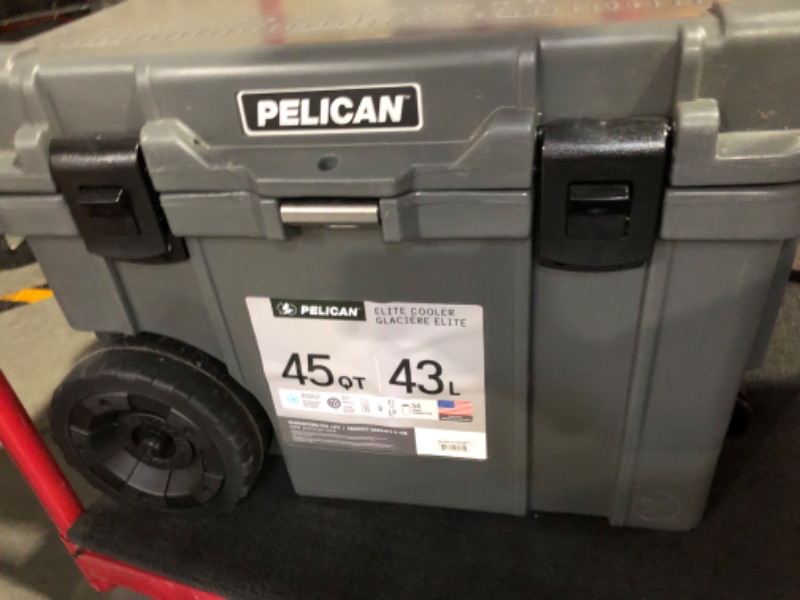 Photo 6 of **MINOR SCRATCHES FROM USAGE**
Pelican 45QT Elite Wheeled Cooler