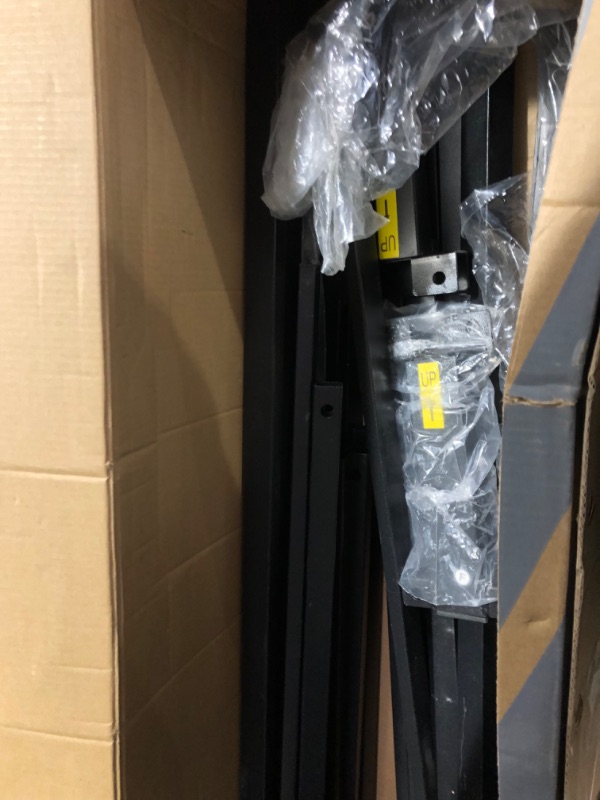 Photo 1 of **UNKNOWN IF MISSING PIECES**
Richwanone 8 Inch Bed Frame Full Metal Platform, Black Full 8 Inch
