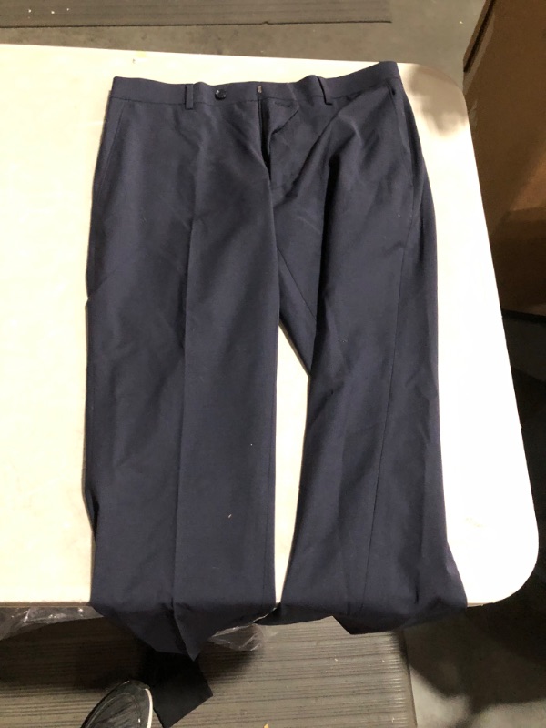 Photo 3 of Calvin Klein Men's Skinny-Fit Infinite Stretch Suit Pants - Navy 32W x 30L