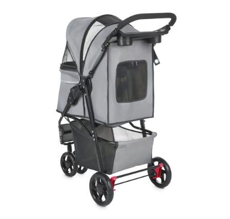 Photo 1 of (READ FULL POST) EveryYay Places to Go Reflective Gray Pet Stroller
