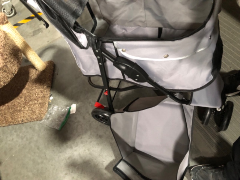 Photo 5 of (READ FULL POST) EveryYay Places to Go Reflective Gray Pet Stroller
