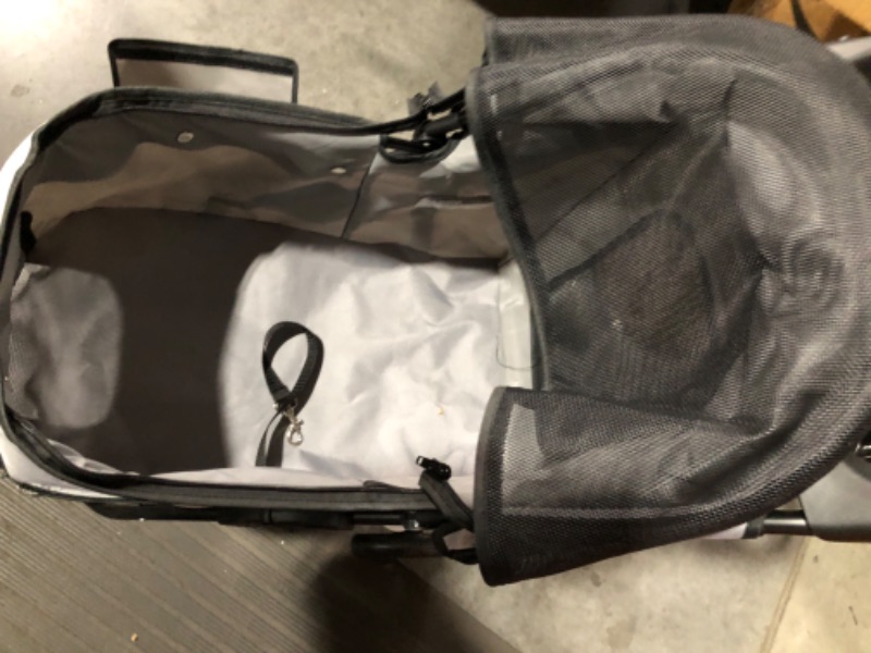 Photo 4 of (READ FULL POST) EveryYay Places to Go Reflective Gray Pet Stroller
