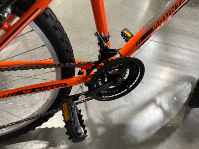 Photo 5 of ***DAMAGED READ NOTES***Pacific Mountain Adult Sport Bike, 24-26-Inch Wheels, Multiple Colors 24-Inch Orange