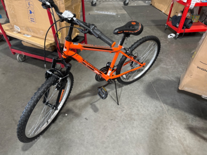 Photo 2 of ***DAMAGED READ NOTES***Pacific Mountain Adult Sport Bike, 24-26-Inch Wheels, Multiple Colors 24-Inch Orange