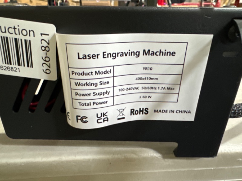 Photo 3 of ***MISSING PARTS READ NOTESWECOLOR Laser Engraver, 5W High Accuracy Laser Engraving Machine with 410x400mm L