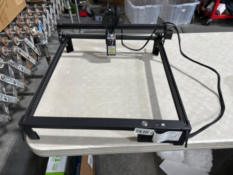 Photo 2 of ***USED - MISSING ACCESSORIES - SEE COMMENTS***
WECOLOR Laser Engraver, 5W High Accuracy Laser Engraving Machine with 410x400mm L