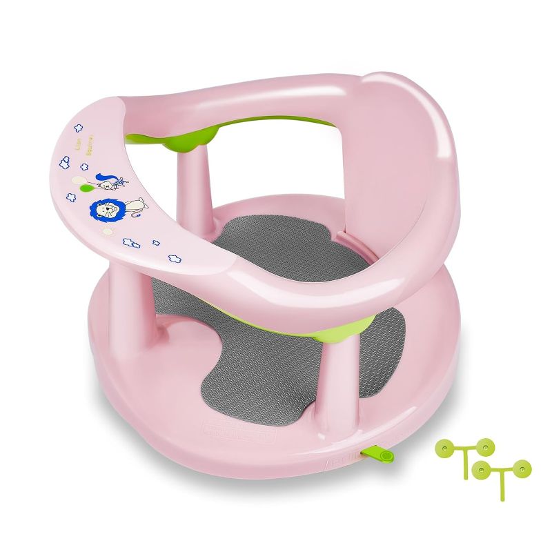 Photo 1 of ***USED LIKE NEW***Baby Bath Seat for Babies 6 to 18 Months / Non-Slip Infants Toddlers  (pink)