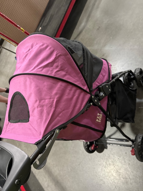 Photo 4 of ***DAMAGED READ NOTES***Pet Gear No-Zip Happy Trails Lite Pet Stroller Boysenberry