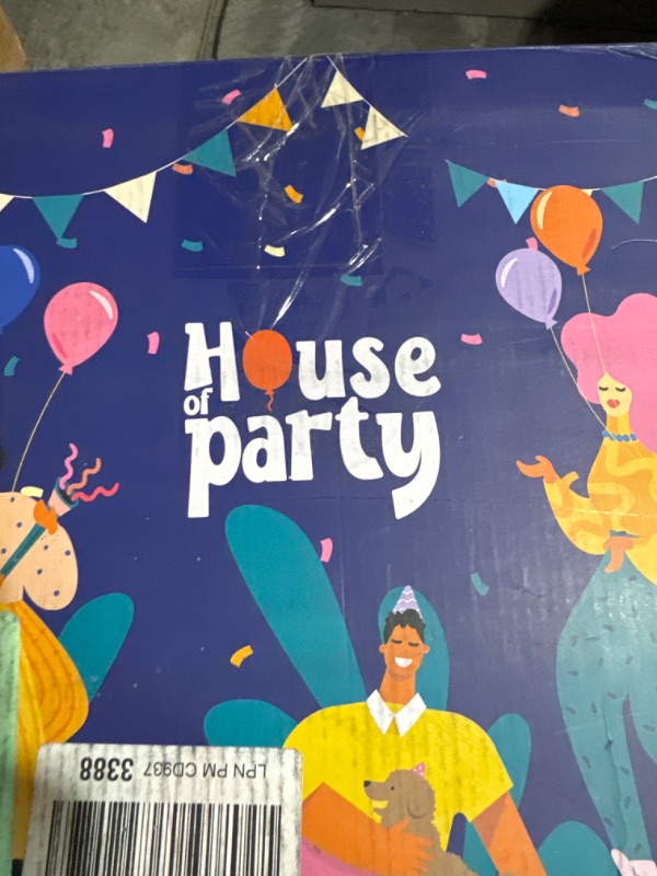 Photo 1 of ***USED - LIKELY MISSING PARTS***
HOUSE OF PARTY Pink Shimmer Wall Backdrop for Valentine's Day - 24 Pcs Square