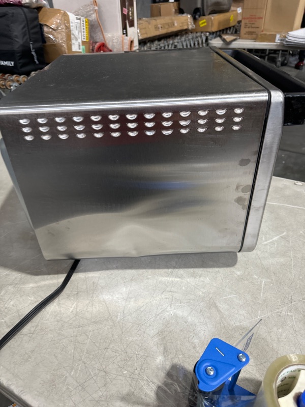 Photo 6 of ***HEAVILY USED AND DIRTY - UNABLE TO TEST***
Ninja DT201 Foodi 10-in-1 XL Pro Air Fry Digital Countertop Convection Toaster Oven with Dehydrate and Reheat, 1800 Watts, Stainless Steel Finish