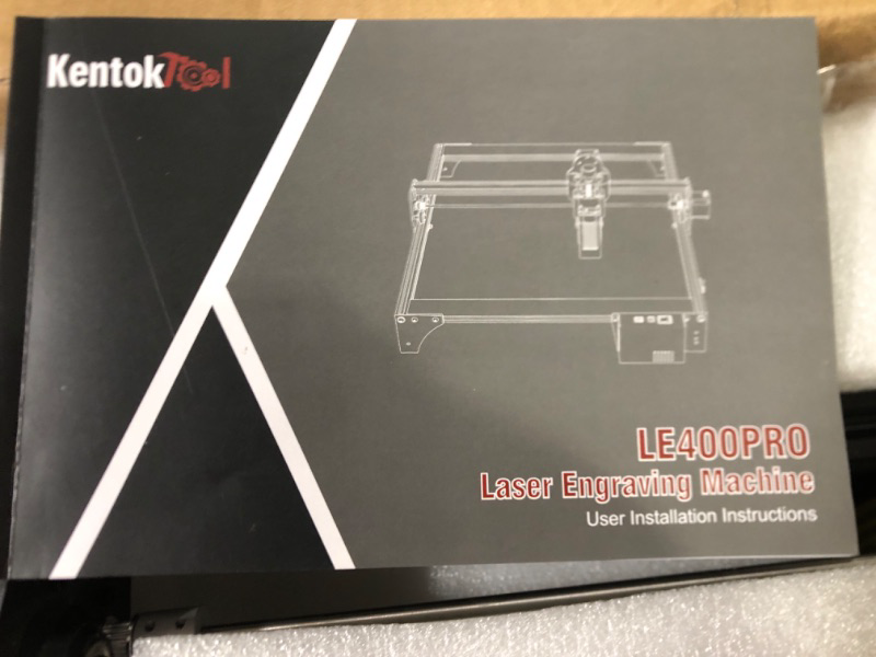 Photo 2 of * missing hardware * 
KENTOKTOOL LE400PRO Laser Engraver, 50W High Accuracy Laser Engraver, 5.5-6W Laser Power Compressed Spot Engraver 