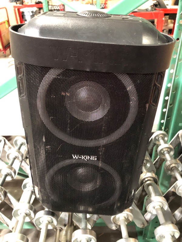 Photo 2 of W-KING 80W Bluetooth Speakers Loud, Super Rich Bass, Huge 105dB Sound Powerful Portable Wireless Outdoor Bluetooth Speaker, Mixed Color Lights, 24H Playtime, AUX, USB Playback, TF Card, Non-Waterproof