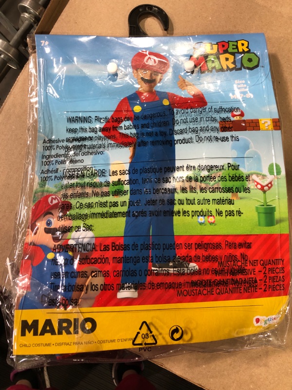 Photo 4 of Boys Mario Classic Costume
