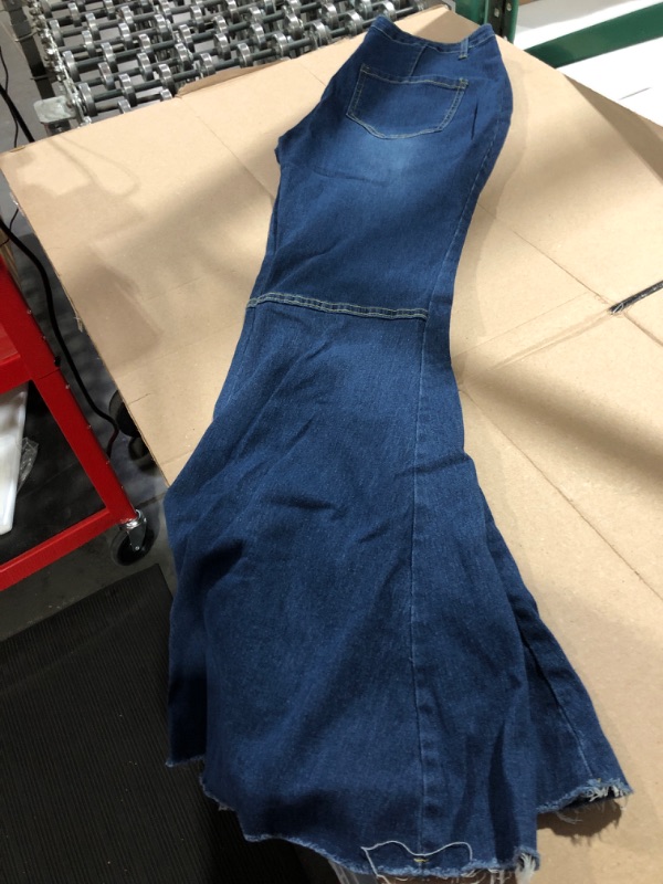 Photo 1 of Flare Jeans for Women Ladies Elastic 
