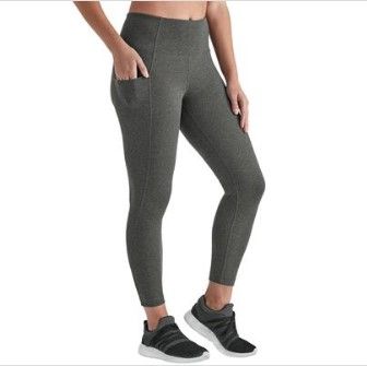 Photo 1 of Member's Mark Ladies Everyday Ankle Legging Heather Charcoal,Size S, Set of 4