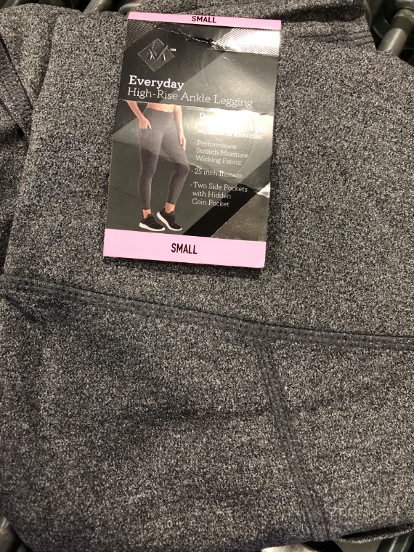 Photo 5 of Member's Mark Ladies Everyday Ankle Legging Heather Charcoal,Size S, Set of 4