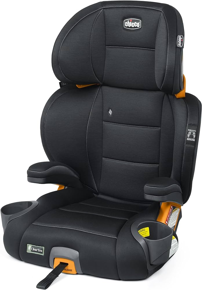 Photo 1 of Chicco KidFit® ClearTex® Plus 2-in-1 Belt-Positioning Booster Car Seat, Backless and High Back Booster Seat, for Children Aged 4 Years and up and 40-100 lbs