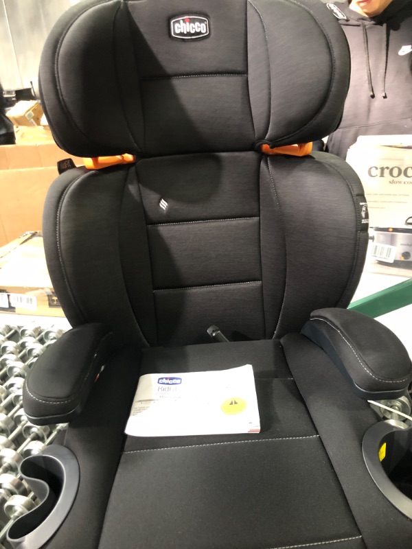 Photo 4 of Chicco KidFit® ClearTex® Plus 2-in-1 Belt-Positioning Booster Car Seat, Backless and High Back Booster Seat, for Children Aged 4 Years and up and 40-100 lbs