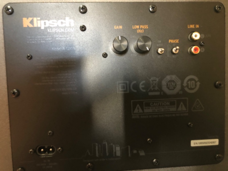 Photo 6 of Klipsch R-120SW Subwoofer, Black