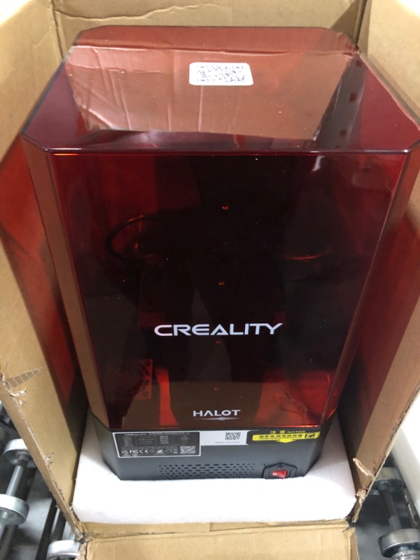 Photo 4 of Creality Halot-One Resin 3D Printer, 6" Monochrome LCD Screen UV Resin Printers with High-Precision Integral Light Source Fast Printing WiFi Control Dual Cooling & Filtering System Easy Slicing Halot One