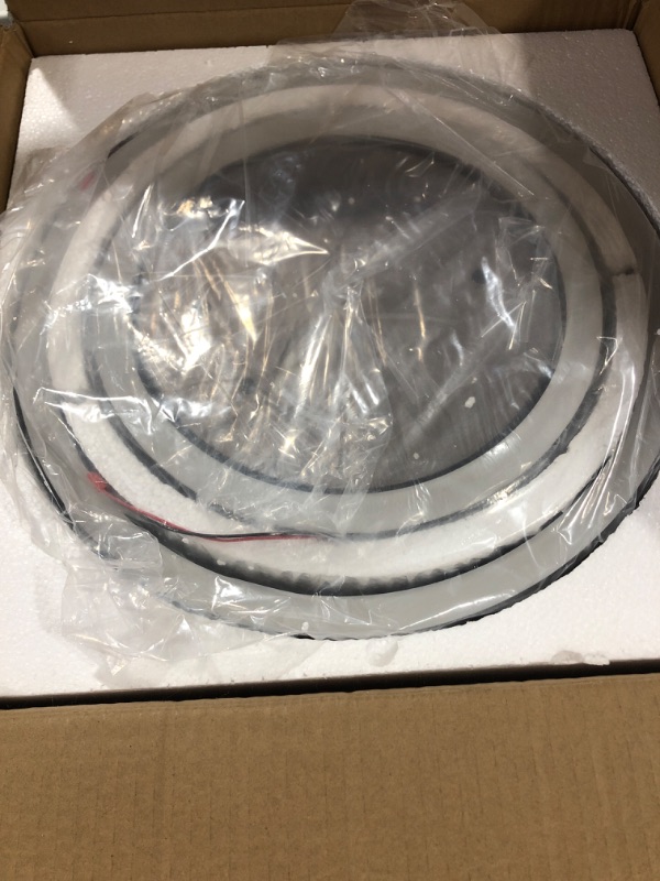 Photo 1 of Leniure Gold Circular LED Light Ceiling Lamp Chandelier Lighting Fixture 23 ...