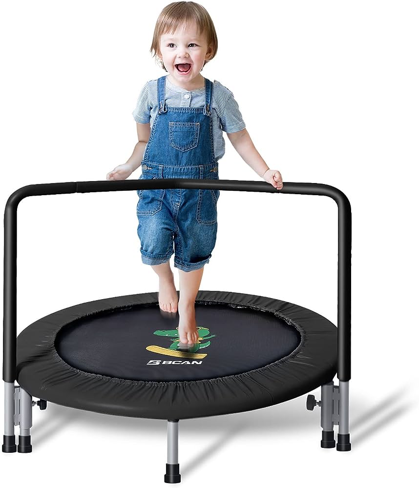 Photo 1 of BCAN 36'' Mini Folding Ages 2 to 5 Toddler Trampoline 