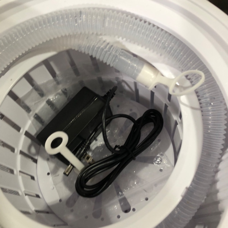 Photo 4 of Mini Washing Machine, 6L Mini Washer with Drainage Basket & Drain Hose